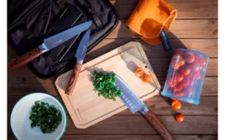 GSI Rakau Gourmet Messer Set Inklusive Schneidebrett Und Messerschärfer 7 Teilig -Dometic Verkäufe 659280 4582203