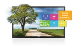 Alden PLA621-G30-S190BT Satelliten TV Set Bestehend Aus Planar Flachantenne Inklusive S.S.C. HD Steuermodul Und LED Smartwide TV 19 Zoll -Dometic Verkäufe 667896 4570005