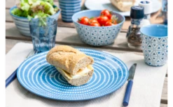 Bo-Camp Geschirrset Mix&Match 16-tlg Melamin Blau -Dometic Verkäufe 692612 4704962