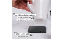 Silwy® Porzellan Magnet-Henkel-Tassen REISELUST 2er-Set Inkl. Metall-Nano-Gel-Pads BLACK (0,27 L) -Dometic Verkäufe 706487 4793516