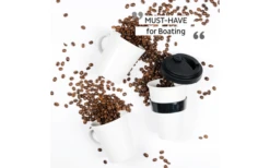 Silwy® Porzellan Magnet-Henkel-Tassen CAMPING 2er-Set Inkl. Metall-Nano-Gel-Pads BLACK (0,27 L) -Dometic Verkäufe 706496 4793555