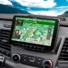 Alpine Navigationssystem Mit 9-Zoll Touchscreen Für Ford Transit Custom Mit 1-DIN-Einbaugehäuse, DAB+, Apple CarPlay Und Android Auto Unterstützung Und Mehr
