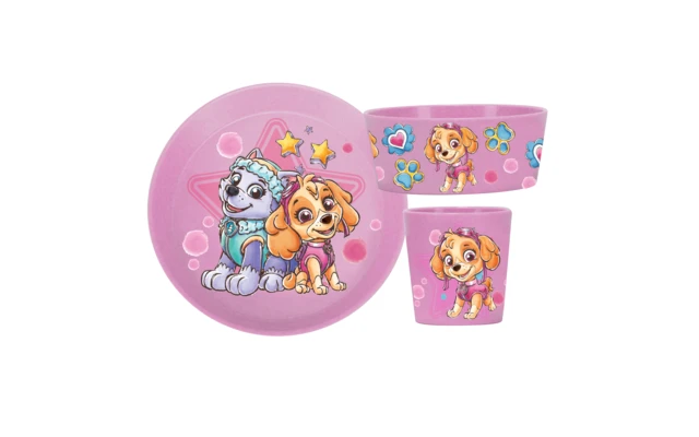 Koziol Connect Paw Patrol Geschirr Set 3 Teilig Creme 5 Koziol Connect Paw Patrol Geschirr Set 3 Teilig Creme – Bild 3