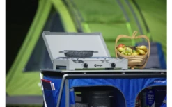 Berger 2-flammiger Gaskocher Silber, Grau 4,6 Kw Ohne Zündsicherung -Dometic Verkäufe 797756 5231420