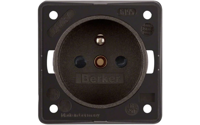Berker Steckdose Frankreich - Anthrazit Matt 4 Berker Steckdose Frankreich - Anthrazit Matt – Bild 2