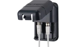 Maxview Außensteckdose Twin F Und Koax Anschluss Anthrazit